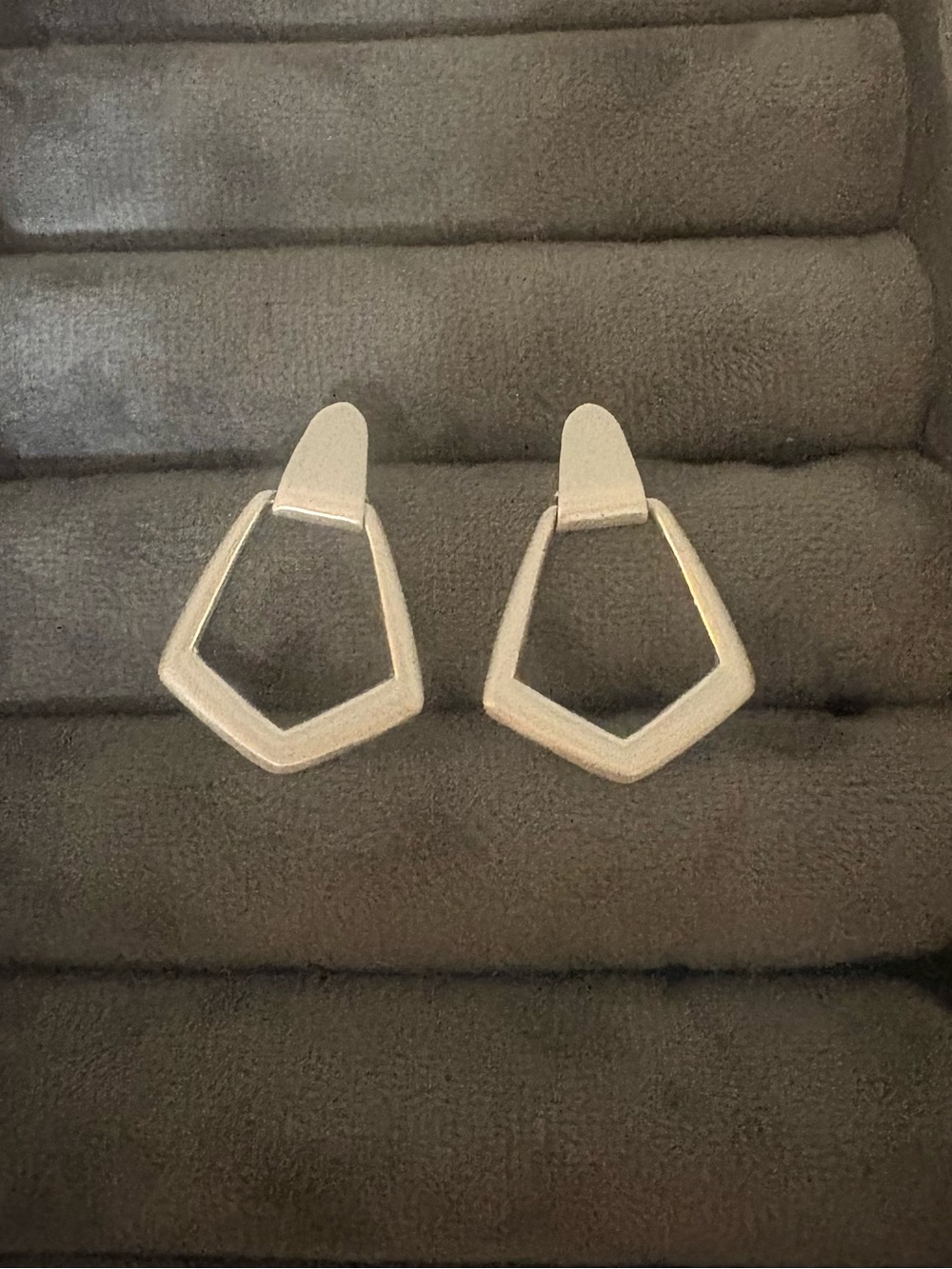 Kendra Scott Paxton Geometric Drop Earrings in Silver